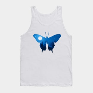 Full moon in butterfly Tank Top